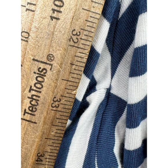 New Matilda Jane Striped "In Town" Jumpsuit size Medium AS IS Blue/White - Picture 9 of 9